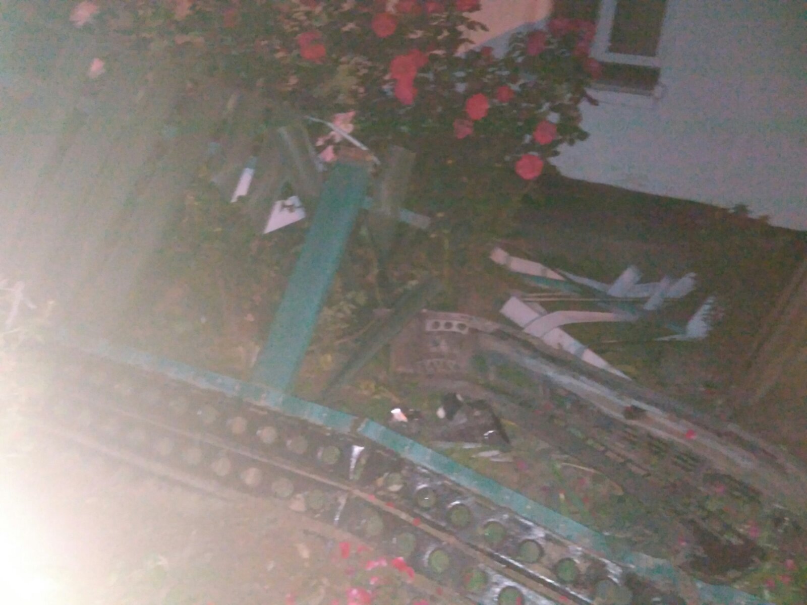 На Чернігівщині водій зніс паркан будинку та протаранив гараж (Фото)
