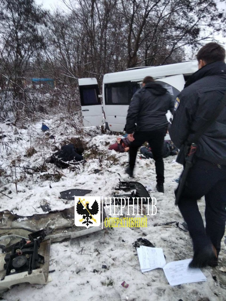 Моторошна ДТП на Чернігівщині: загинули 10 пасажирів маршрутки (Фото 18+. ОНОВЛЕНО)