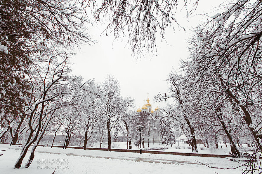 фотографии Чернигова, Чернигов зимой; зима в Чернигове, фото Кудин Андрей; 097 912 6228; www.kudin.com.ua;