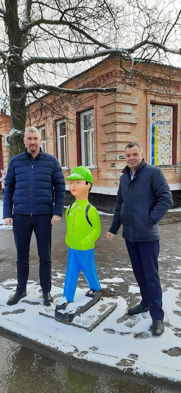 На Чернігівщині з’явився перший «пішохідний хлопчик» (Фото)