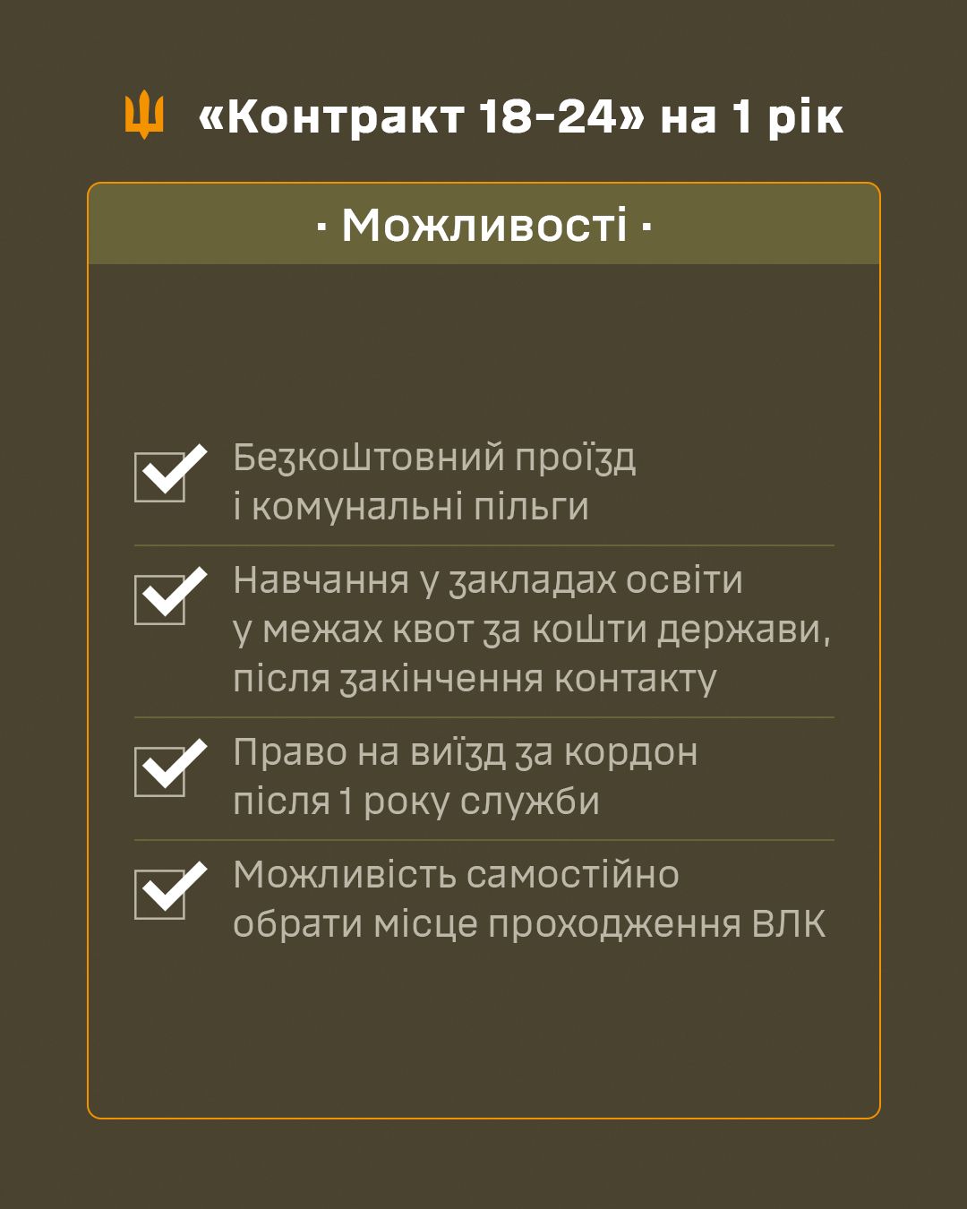 Покоління, яке вирішує вже зараз: триває проект «Контракт 18-24»